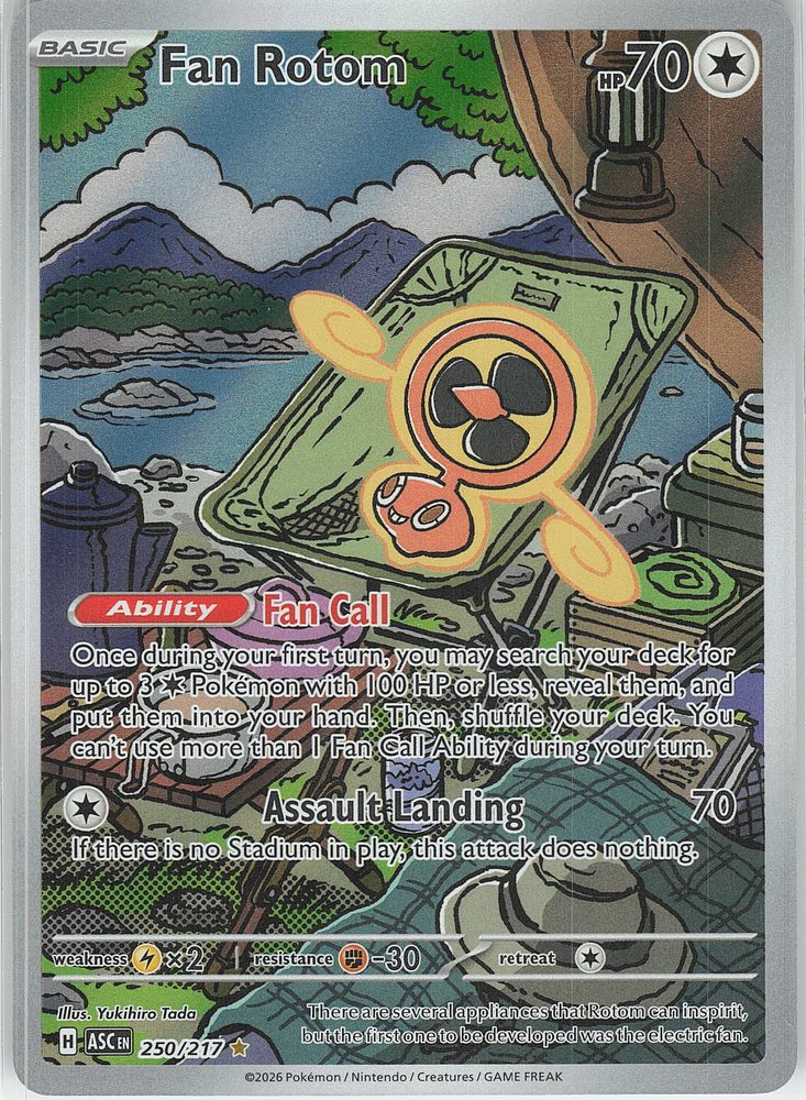 Fan Rotom — front scan