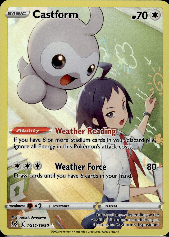 Castform — front scan