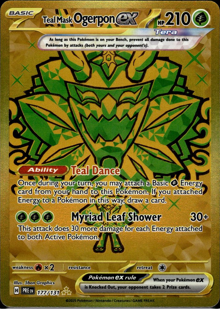 Teal Mask Ogerpon ex — front scan