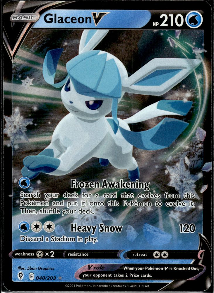 Glaceon V — front scan