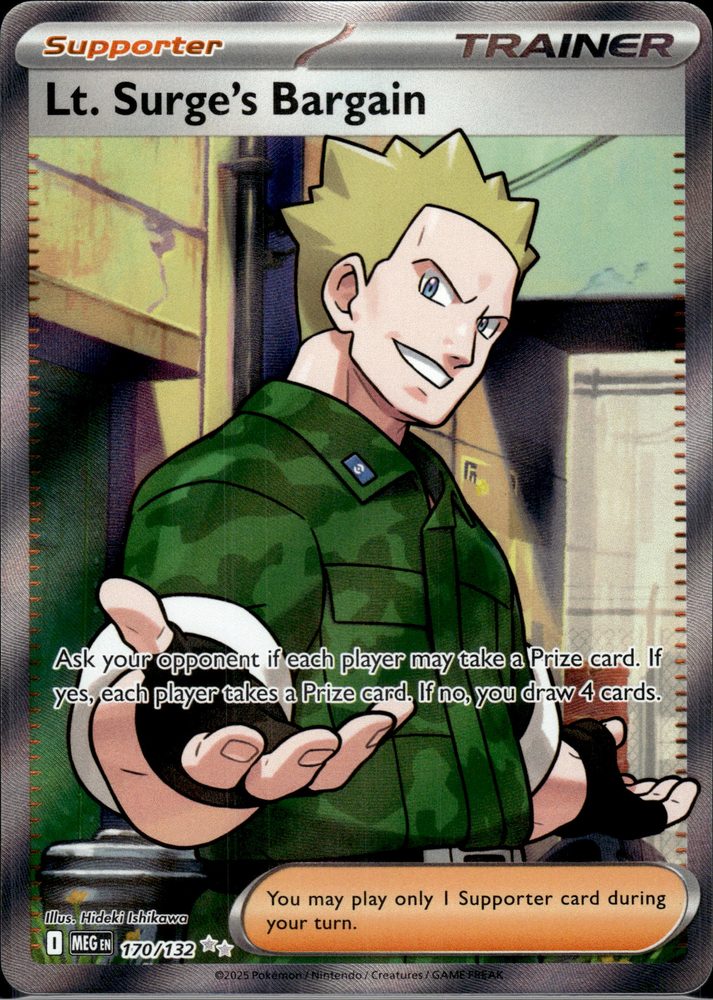 Lt. Surge's Bargain — front scan