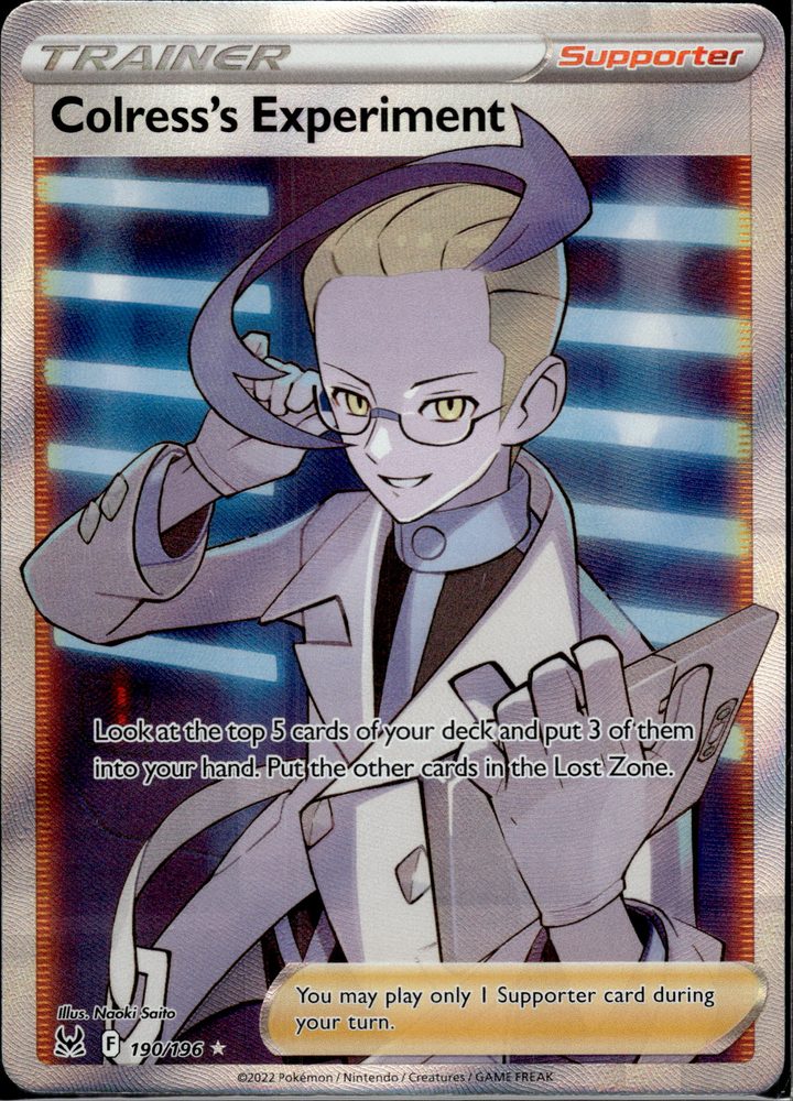 Colress's Experiment — front scan