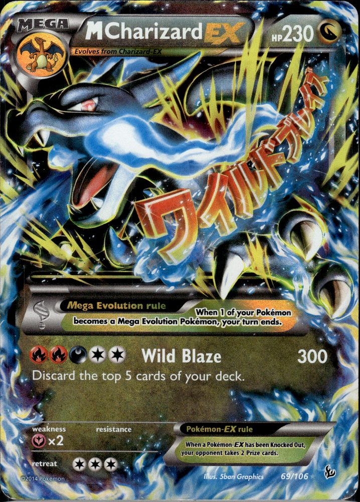 M Charizard-EX — front scan