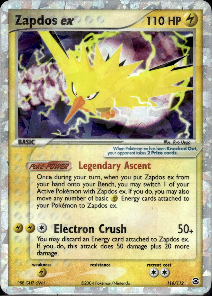 Zapdos ex — front scan