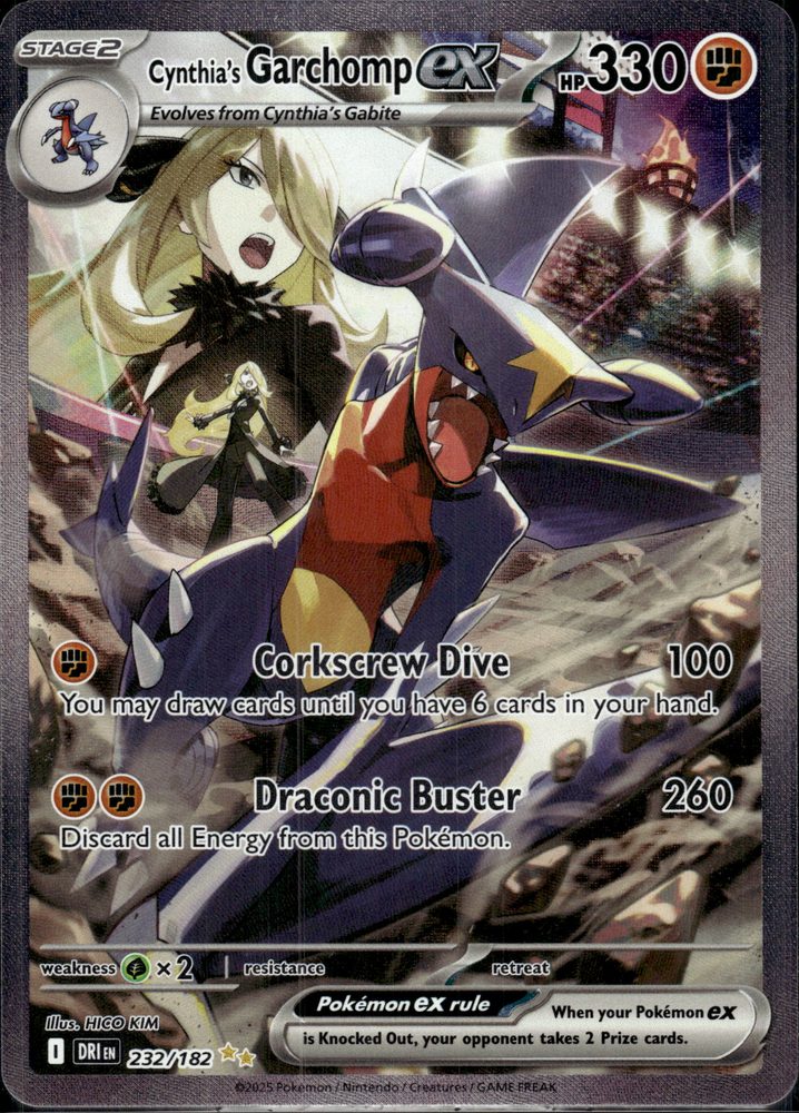 Cynthia's Garchomp ex — front scan