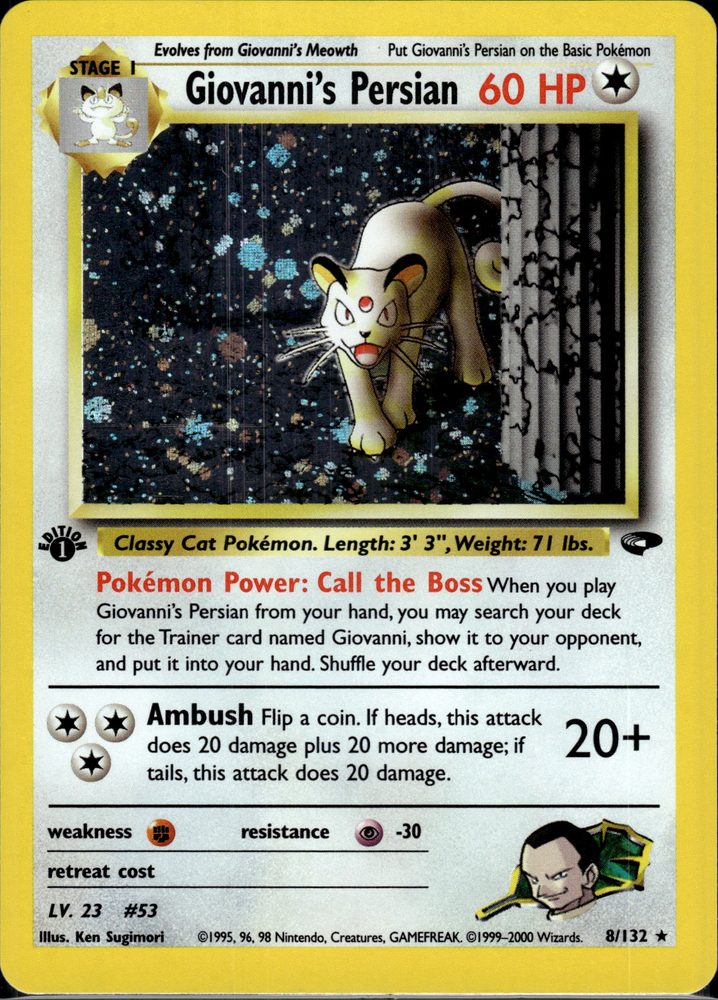Giovanni's Persian — front scan