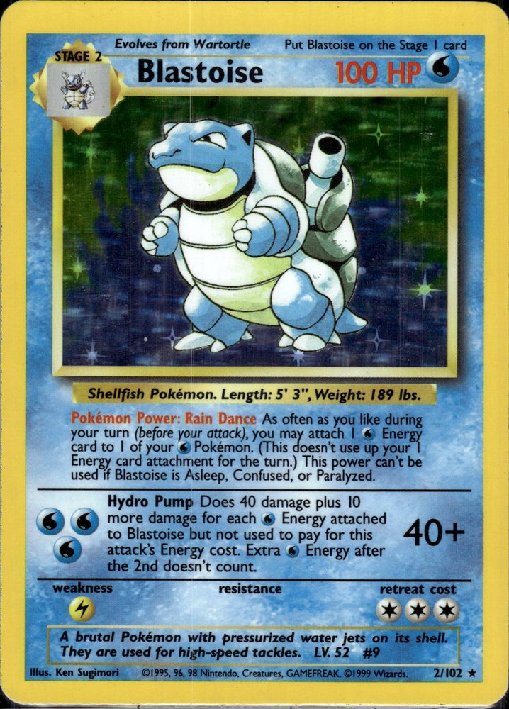 Blastoise — front scan