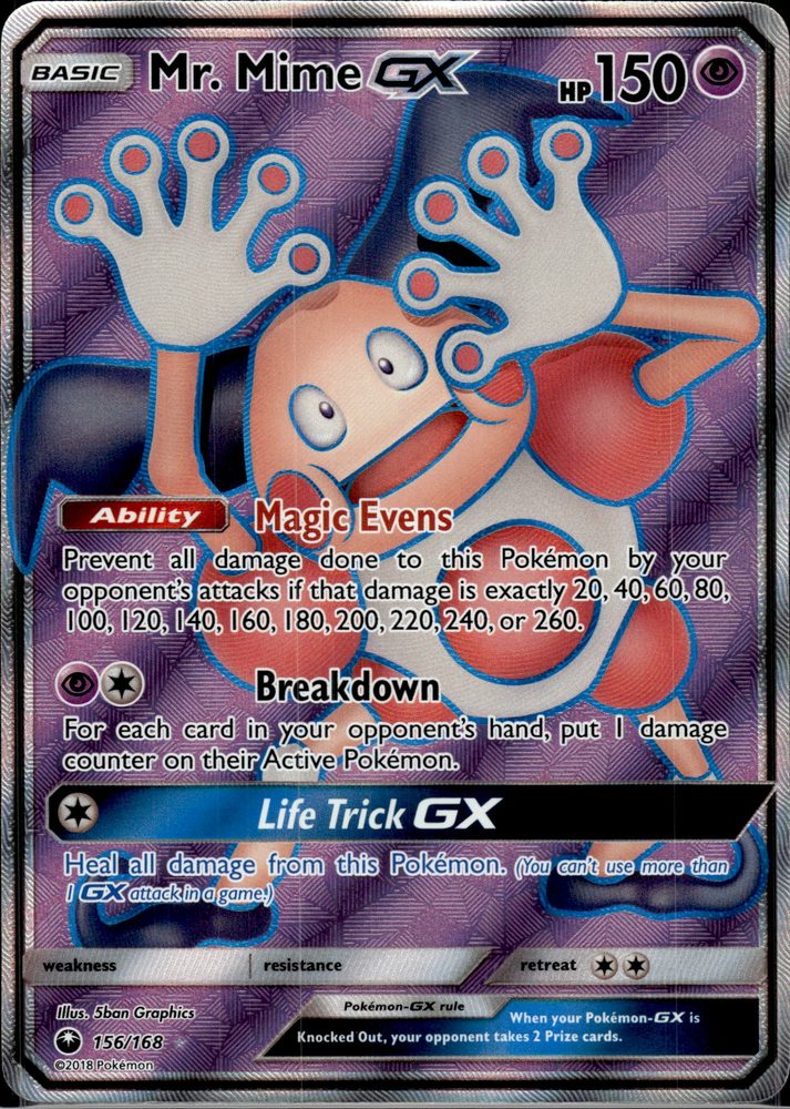 Mr. Mime-GX — front scan