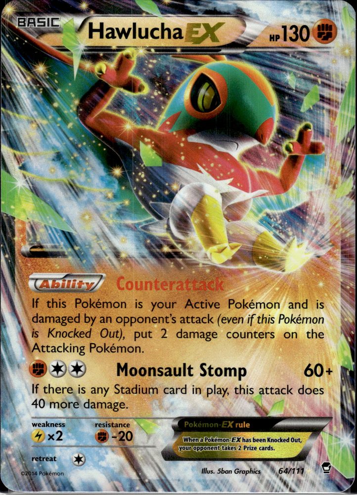 Hawlucha-EX — front scan