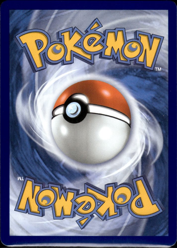 Mega Zeraora ex — back scan