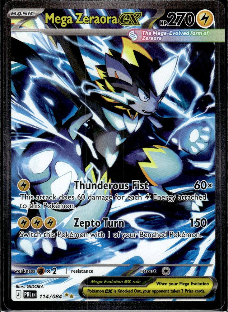 Mega Zeraora ex — front scan