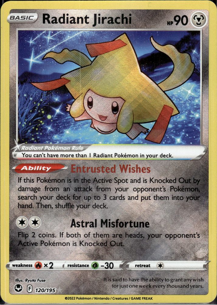 Radiant Jirachi — front scan