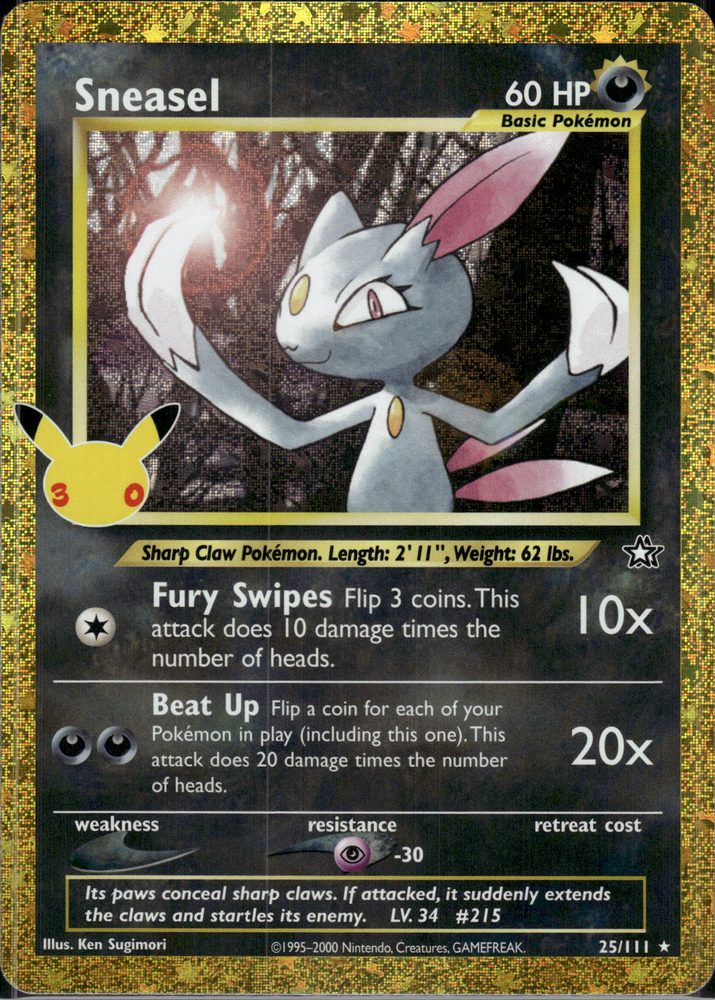 Sneasel — front scan