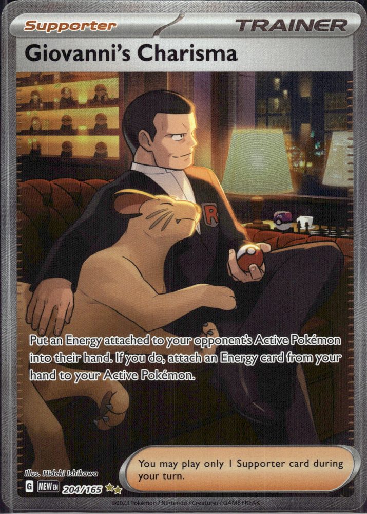 Giovanni's Charisma — front scan