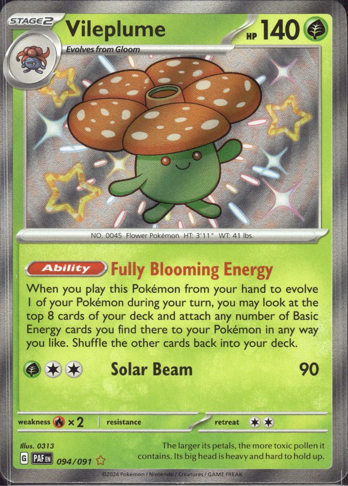 Vileplume — front scan