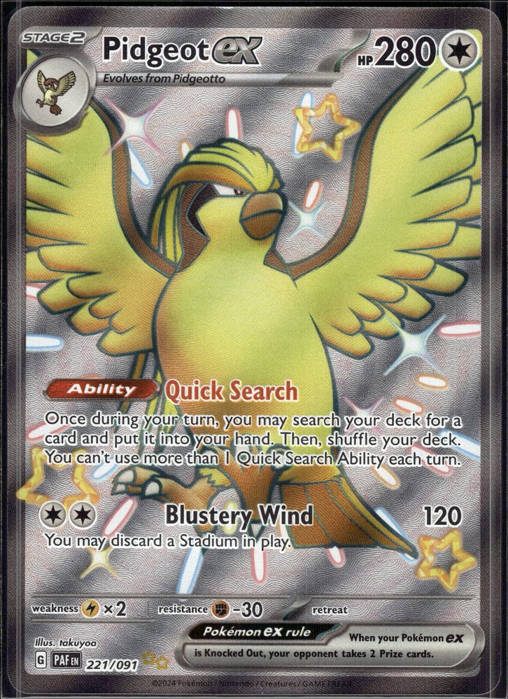 Pidgeot ex — front scan
