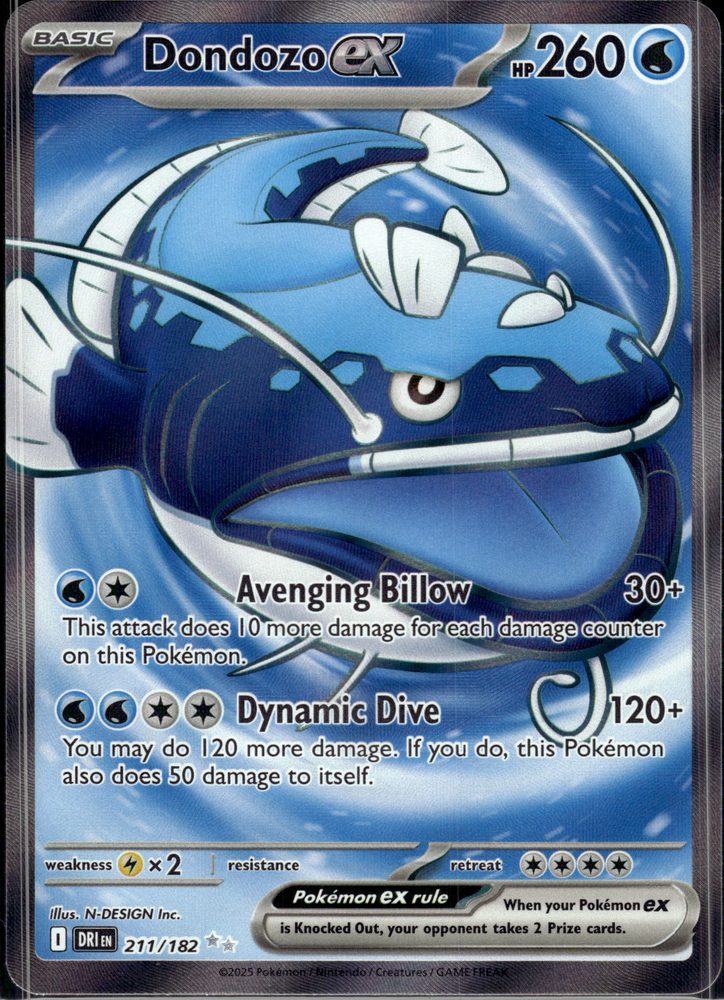 Dondozo ex — front scan