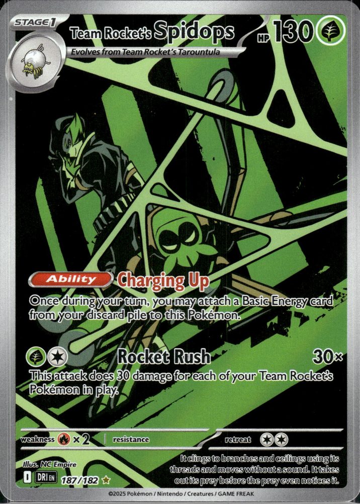 Team Rocket's Spidops — front scan