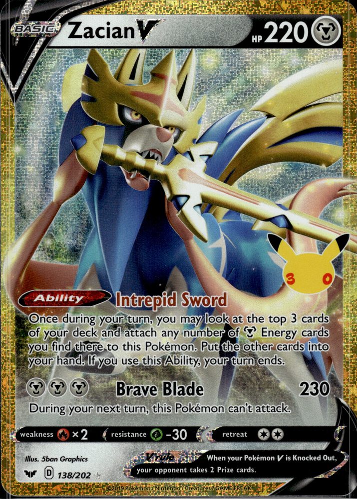 Zacian V — front scan