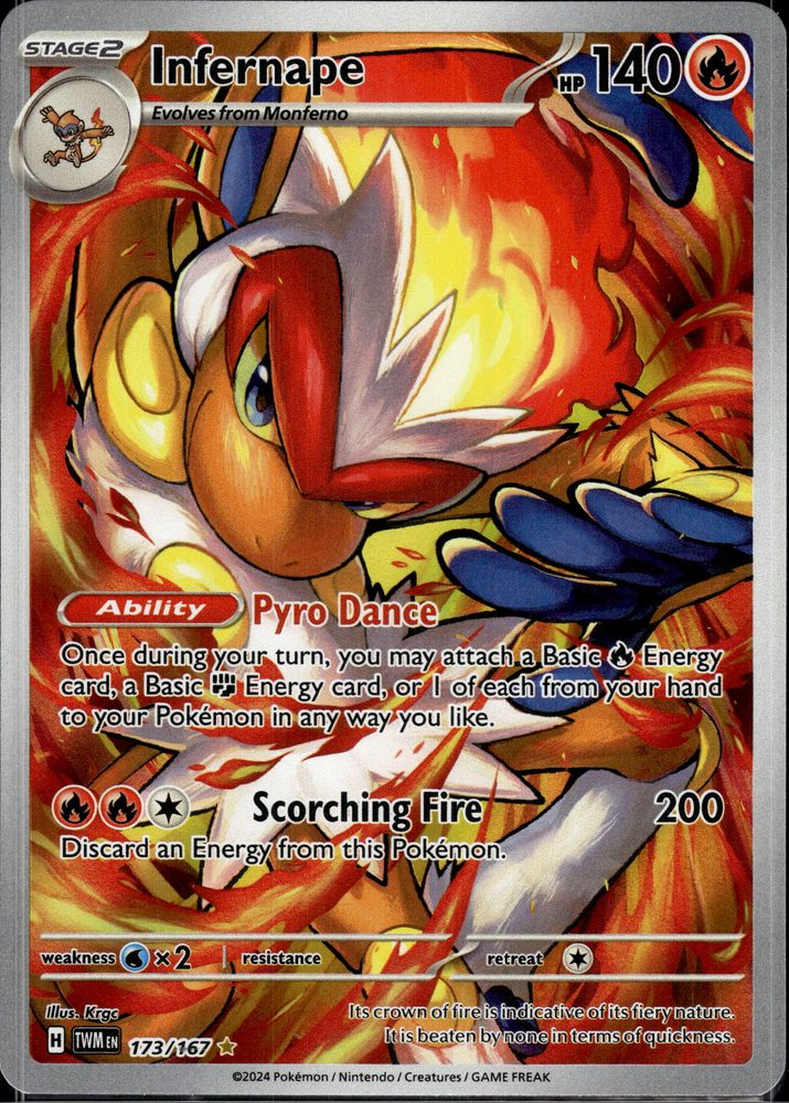 Infernape — front scan