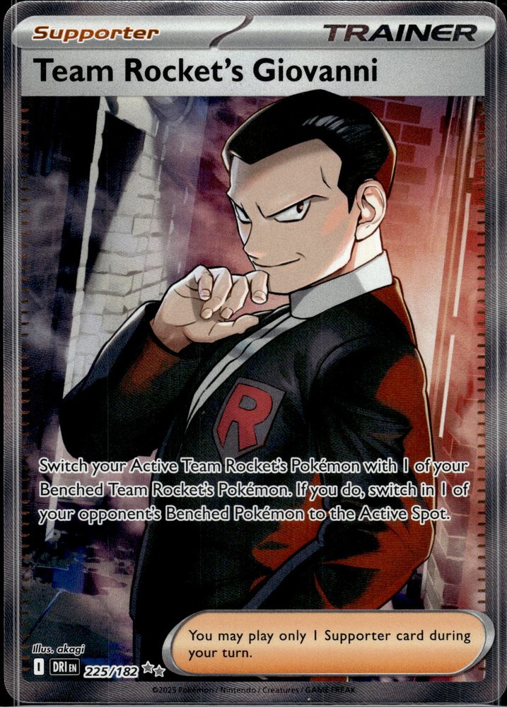 Team Rocket's Giovanni — front scan