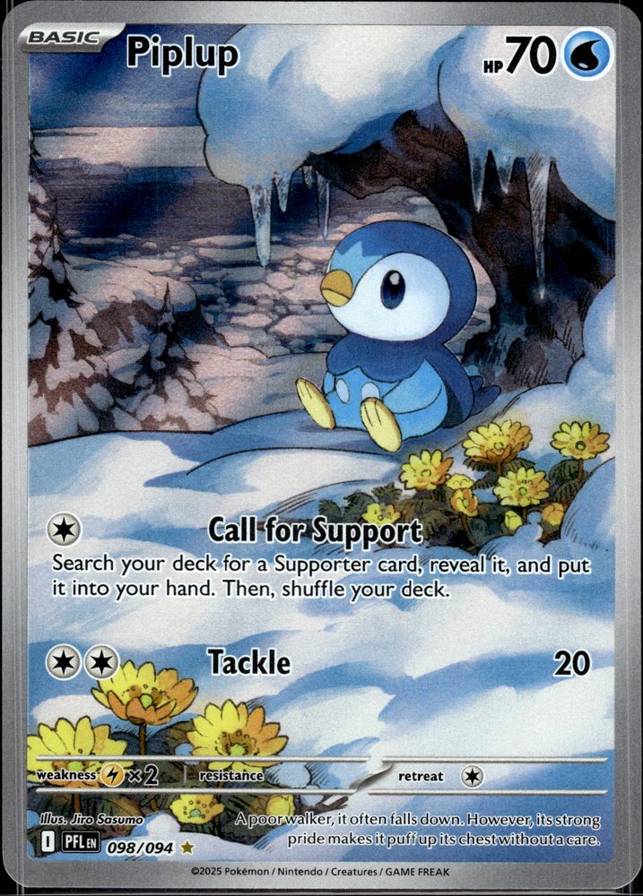 Piplup — front scan