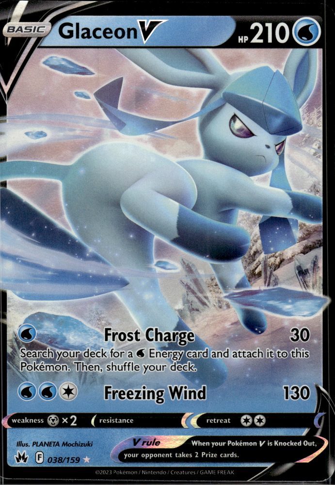 Glaceon V — front scan