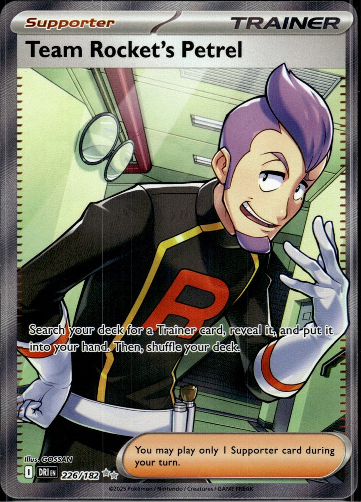 Team Rocket's Petrel — front scan