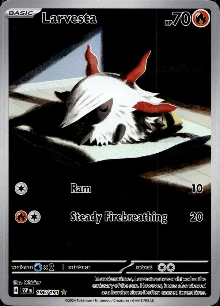 Larvesta — front scan