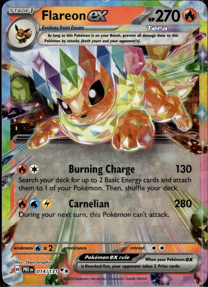 Flareon ex — front scan