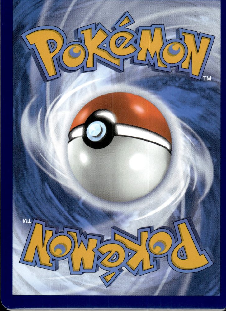 Charizard ex — back scan