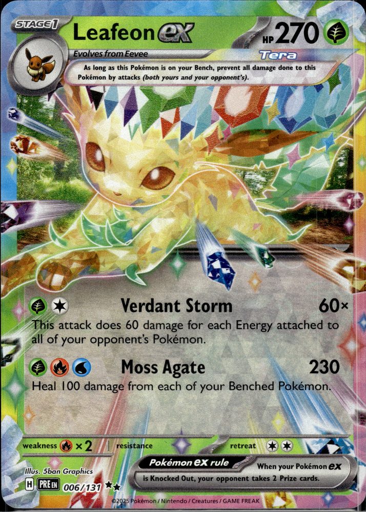 Leafeon ex — front scan