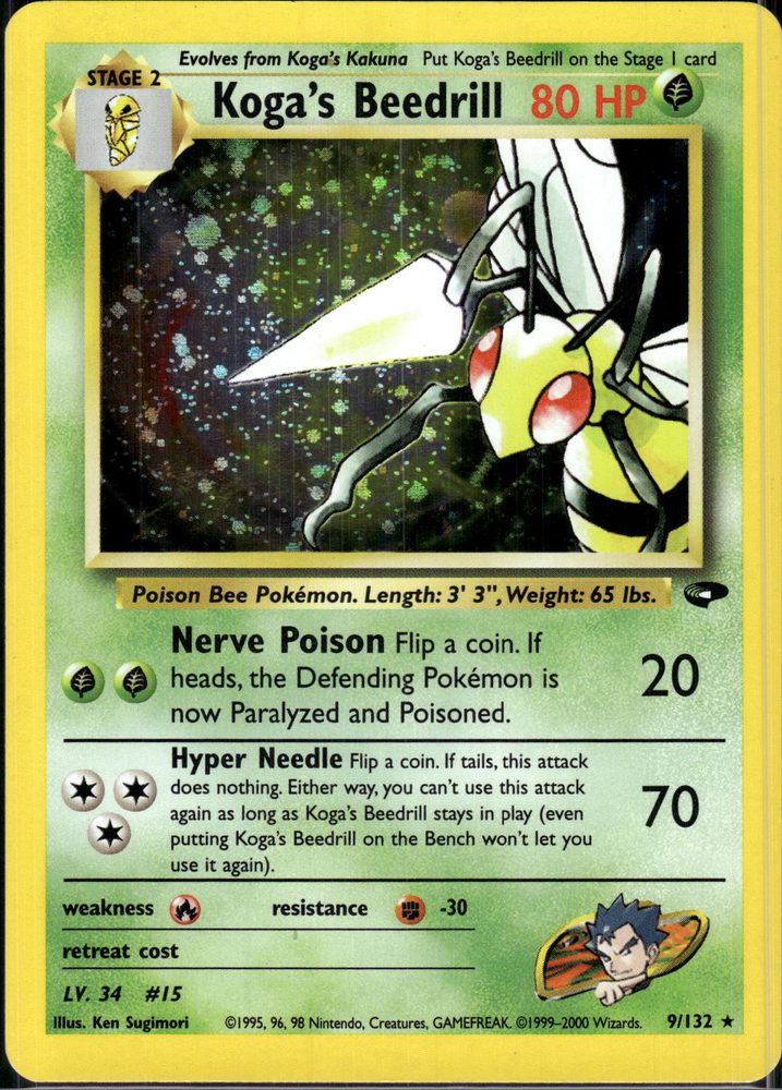 Koga's Beedrill — front scan