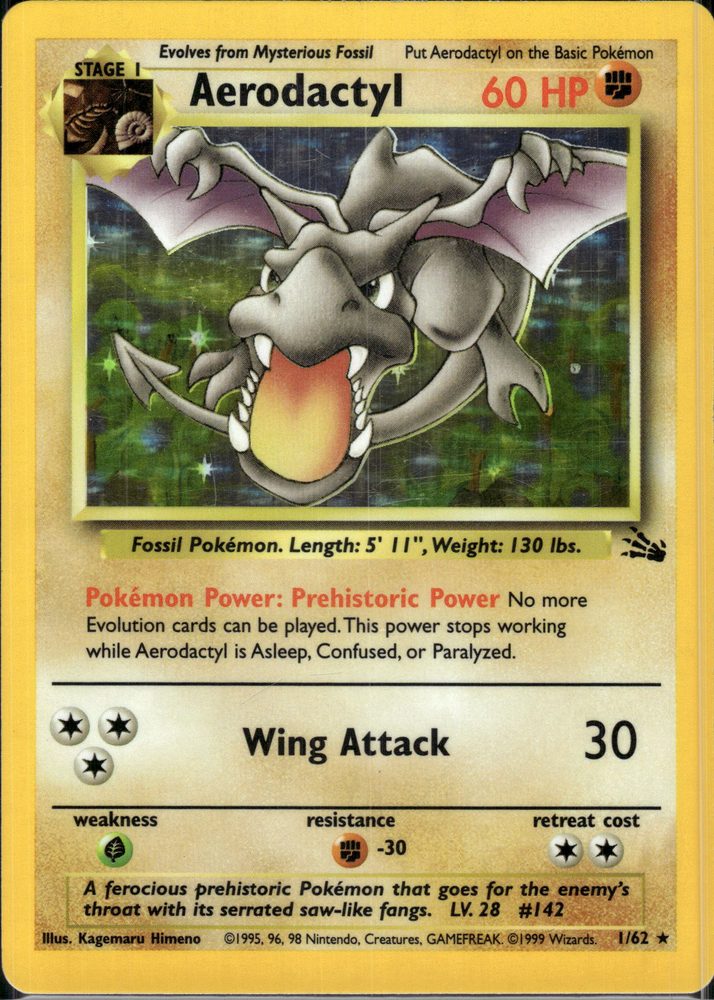 Aerodactyl — front scan