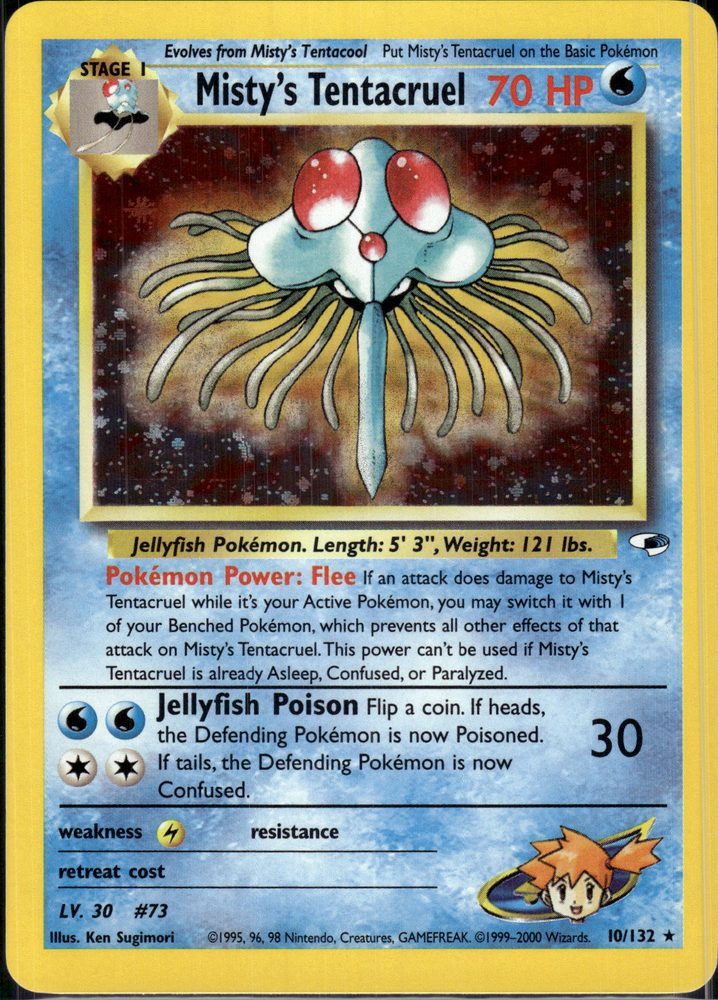 Misty's Tentacruel — front scan